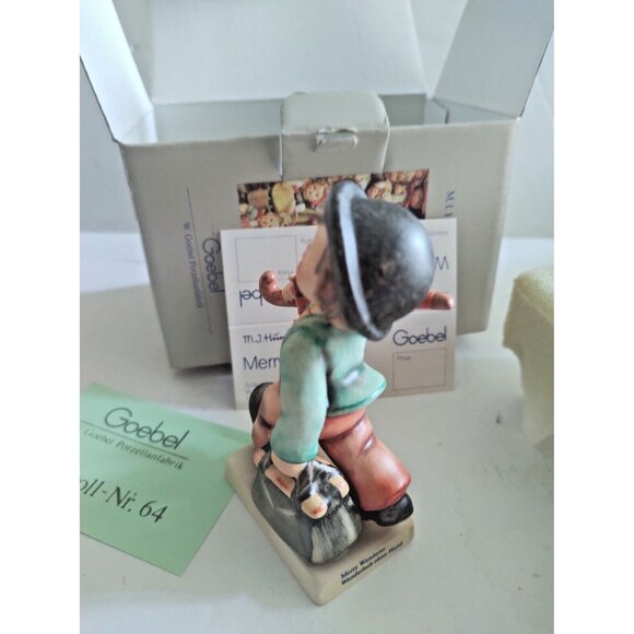 Rare Vintage Goebel Hummel The Merry Wanderer 1984 Edition - In Original Box - Picture 4 of 16